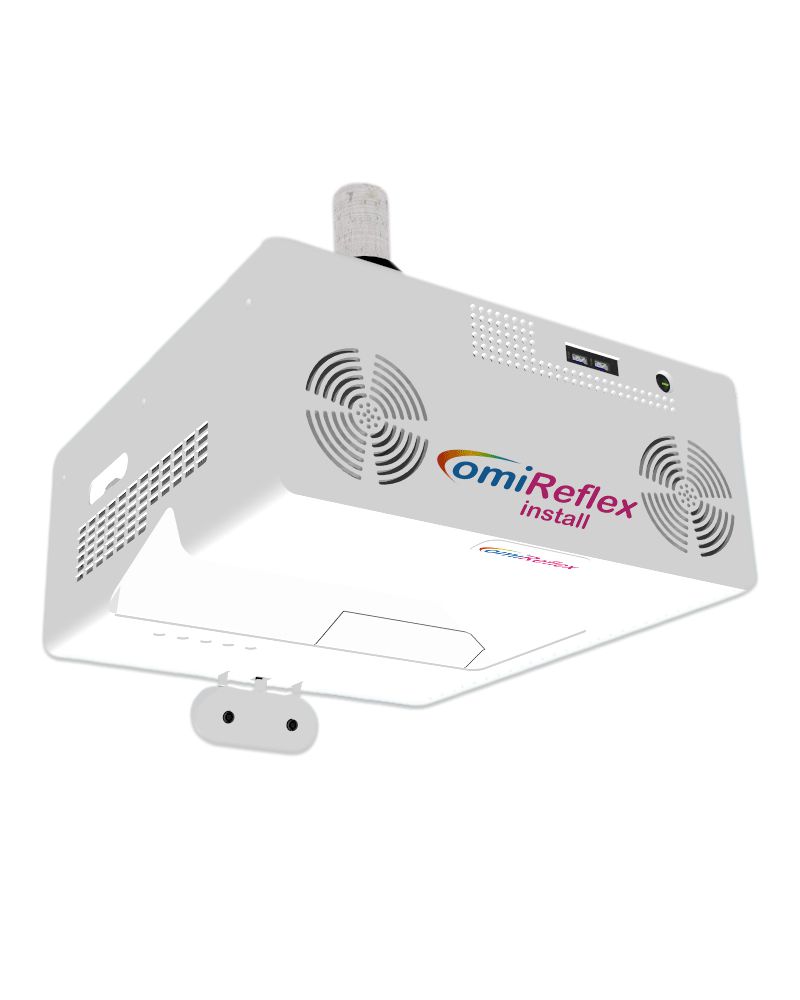 omiReflex: Motion Interactive Wall Mirror Image Projection System, VAT Exempt Without Editable Software Learning SPACE