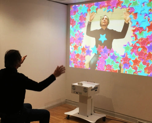 omiReflex: Motion Interactive Wall Mirror Image Projection System, Learning SPACE