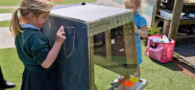 Group Art Easel - Outdoor 4‑Sided Creative Station, Learning SPACE