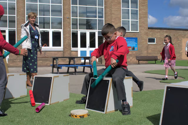 Drum Seat Playground Musical Instrument Package, Learning SPACE