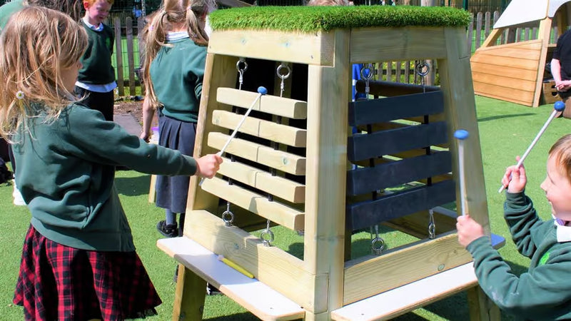 Group Music Easel - Outdoor Multi‑Instrument Station, Learning SPACE