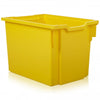 Gratnells Yellow 30L Plastic Storage Box with Lid-Stock, Storage, Storage Bins & Baskets, Wellbeing Furniture-Learning SPACE