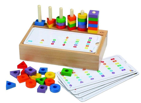 Shape Matching Box-Early Years Maths,Matching,Maths,Maths Toys,Primary Maths,SCOTEXCEL,Shape & Space & Measure-Learning SPACE