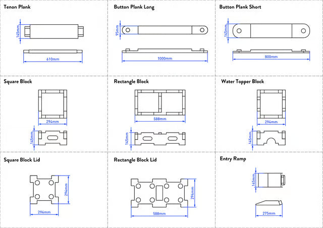 Playground Builder Engineer Set, Learning SPACE
