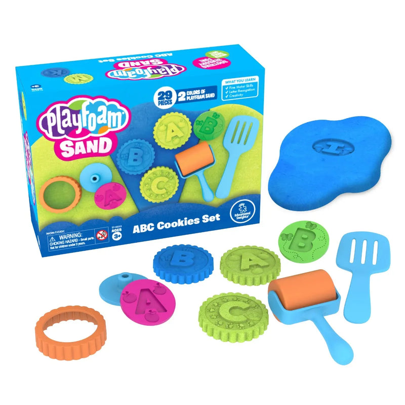 Playfoam® Sand ABC Cookies Set, Learning SPACE