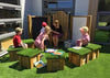 Moveable Artificial Grass-Topped Seat Package-Children's Wooden Seating,Modular Seating,Outdoor Seating,Seating,Toddler Seating-Learning SPACE