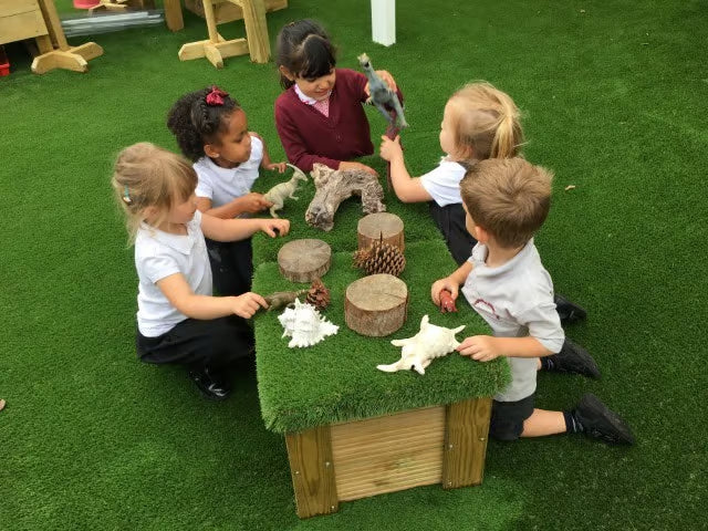 Moveable Artificial Grass-Topped Seat Package, Learning SPACE