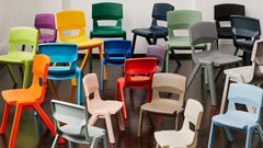 Postura+ One Piece Chair (Ages 3-4)-Classroom Chairs,KI Europe,Seating,Toddler Seating,Wellbeing Furniture-Learning SPACE