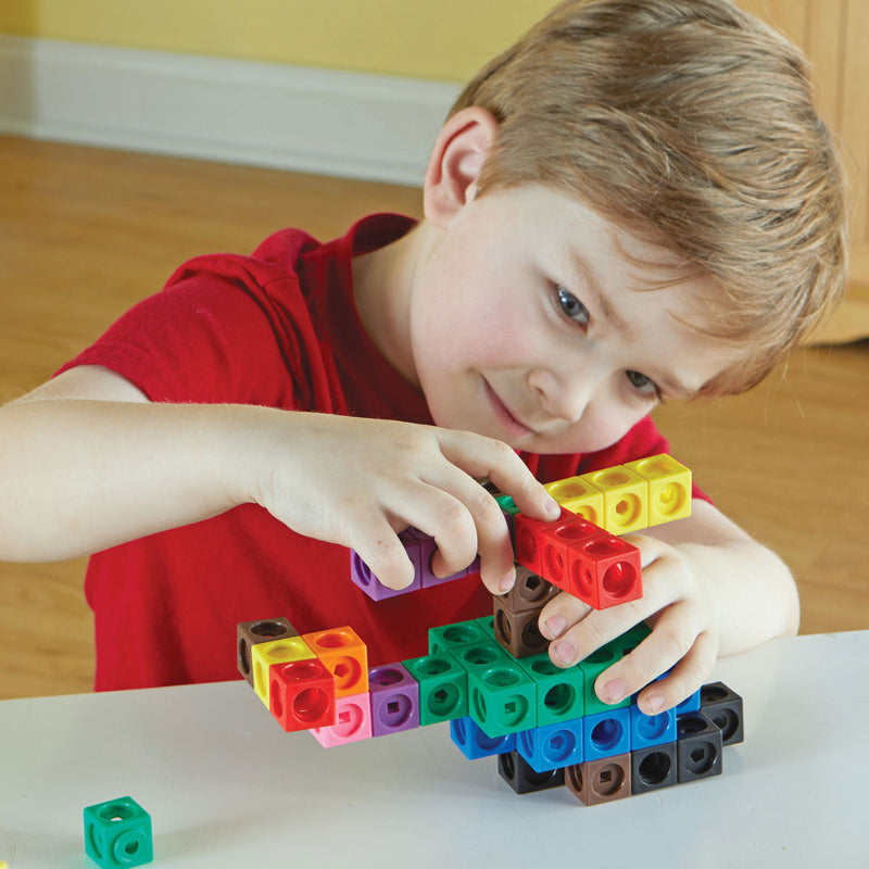Green n Learn 2cm Linking Cubes, Maths Toys Learning SPACE