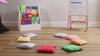 Small Bright Coloured Fleece Cushions – 10 Pack