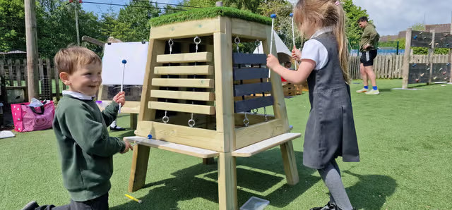 Group Music Easel - Outdoor Multi‑Instrument Station, Learning SPACE