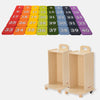Rainbow Number Cushions, Cushions & Storage Rack Learning SPACE