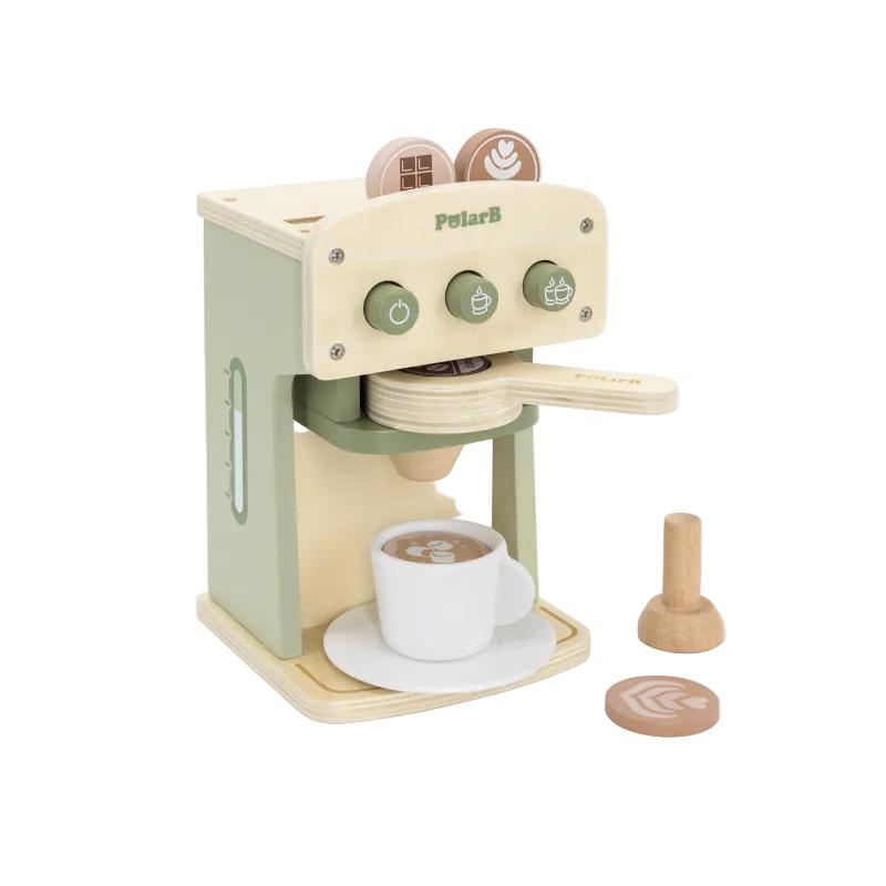 Coffee Machine Set Wooden Toy, Learning SPACE
