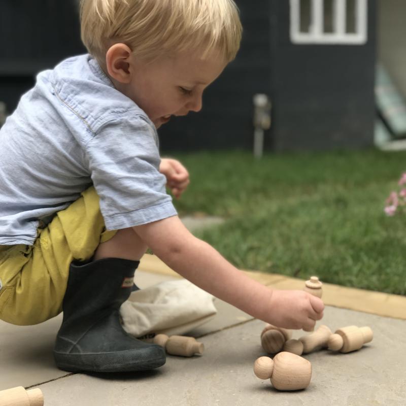 Wooden Community Figures, Learning SPACE