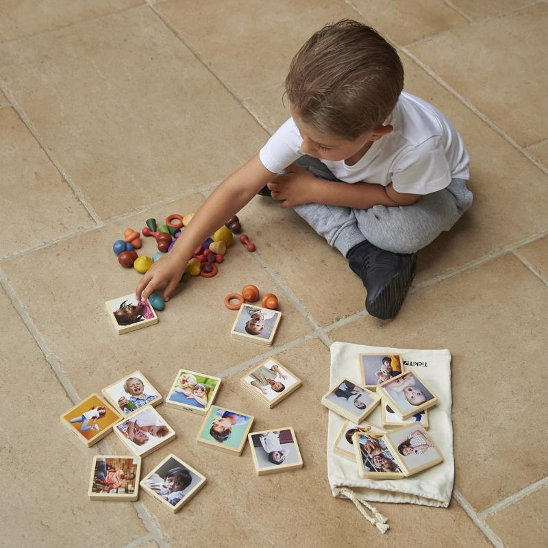 My Emotions Wooden Tiles - Pk18, Learning SPACE