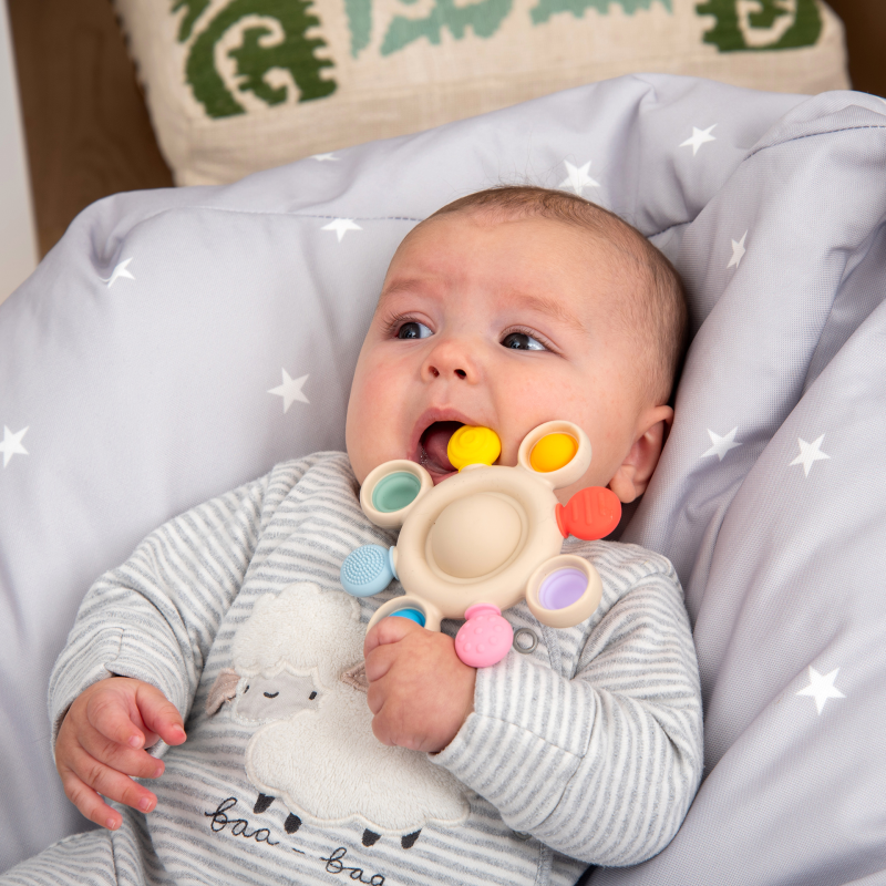Silisoft Pop Teether (Rainbow)
