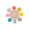 Silisoft Pop Teether (Rainbow), Pacifiers, Teethers & Teething Relief Learning SPACE