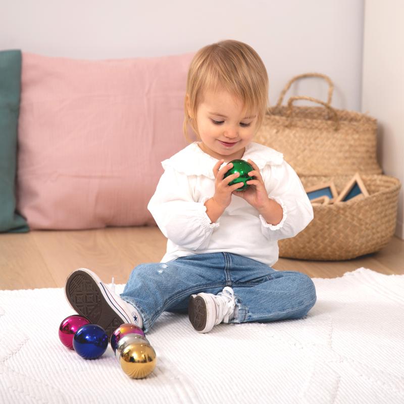 Sensory Reflective Colour Mystery Balls, Sensory toy Learning SPACE