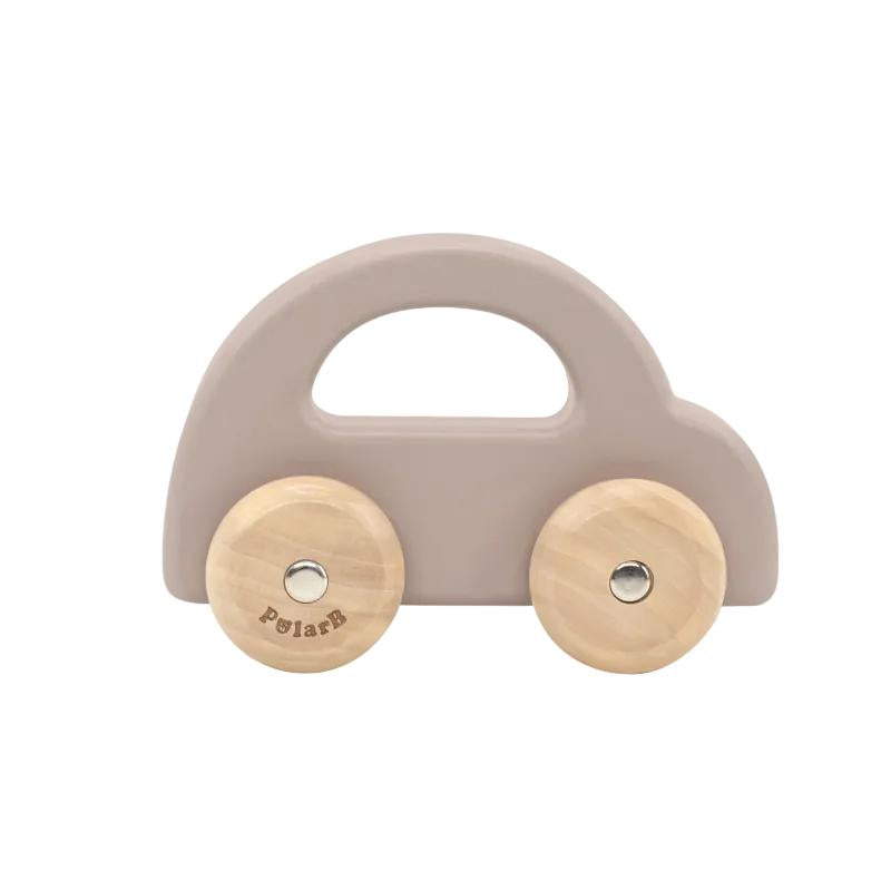 Vintage Inspired Wooden Car, Light Brown Learning SPACE