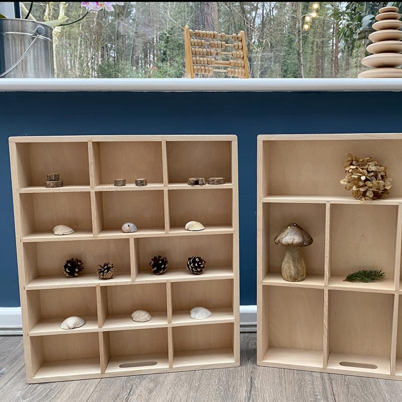 Wooden Sorting Tray - 14 Way, Learning SPACE