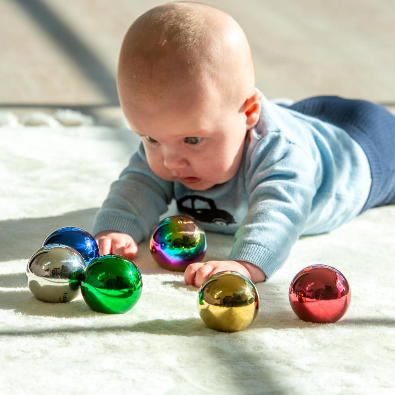 Sensory Reflective Colour Mystery Balls, Sensory toy Learning SPACE