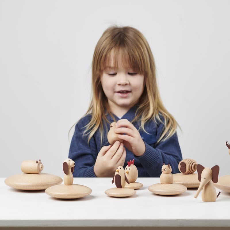 Wooden Animal Friends - Pk10, Learning SPACE