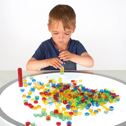 Translucent Stackable Counters - Pk500