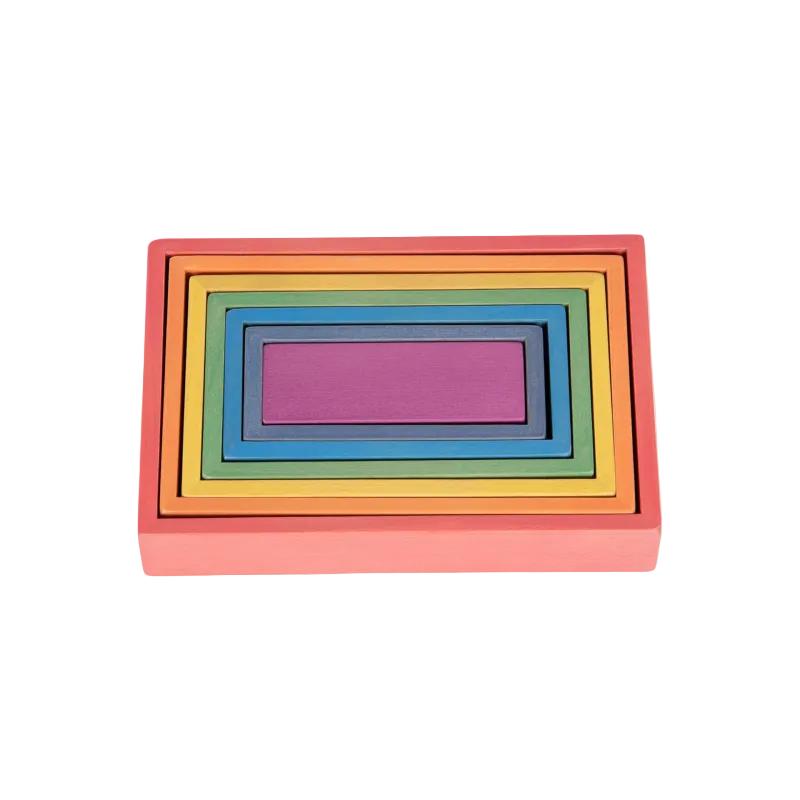 Rainbow Architect Rectangles - Pk7, Learning SPACE