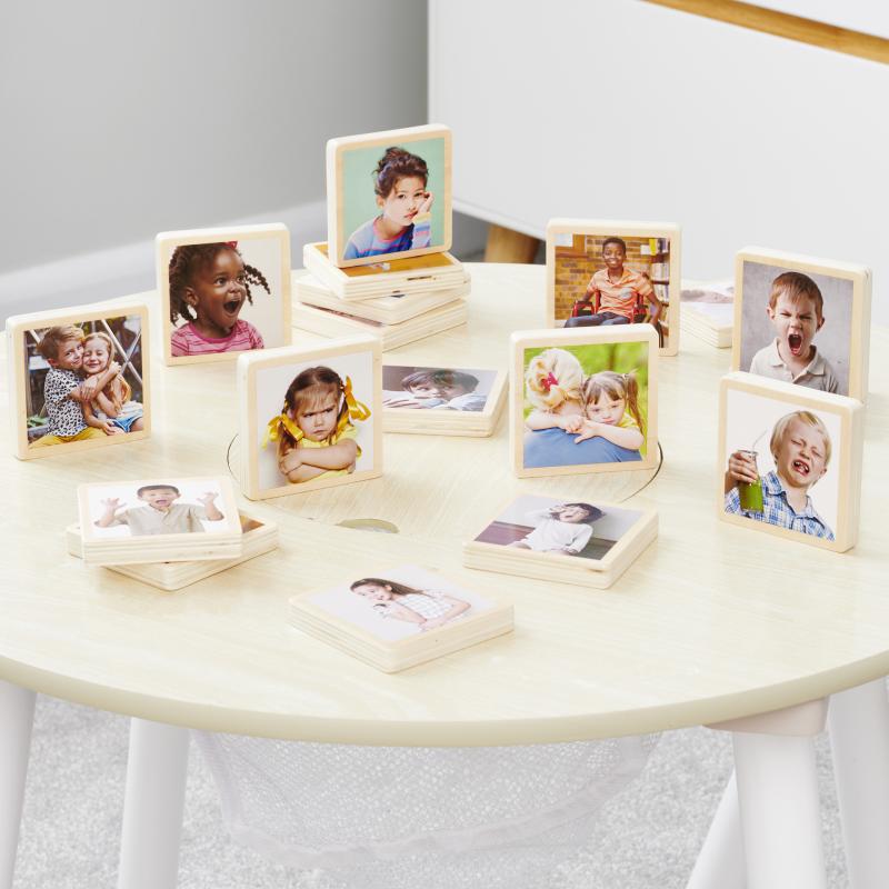 My Emotions Wooden Tiles - Pk18, Learning SPACE