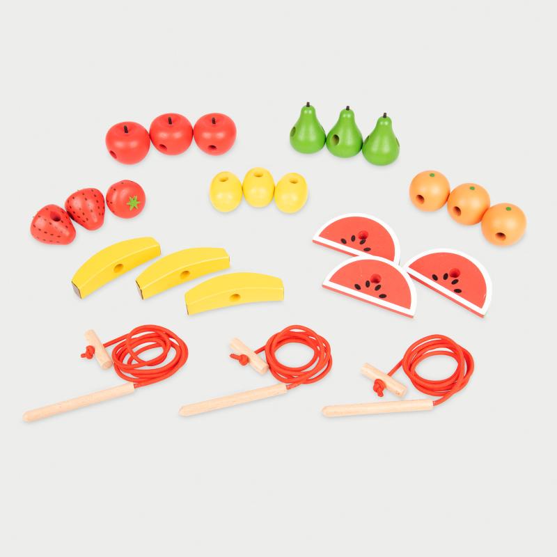 Wooden Lacing Fruits, Learning SPACE