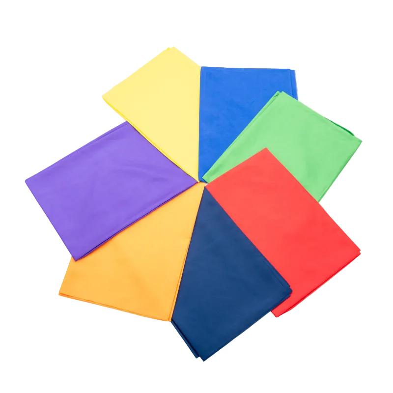 Rainbow Habutae Fabric, Learning SPACE