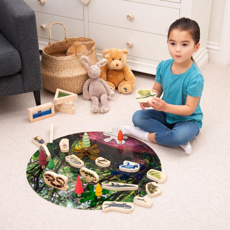 Wooden Reptile & Amphibian Blocks, Learning SPACE