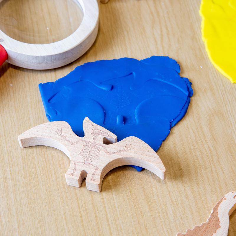 Dinosaur Wooden Blocks, Learning SPACE