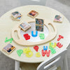 Hand Held Wooden Mirror, Learning SPACE