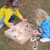 Wooden Sorting Tray - 7 Way, Learning SPACE