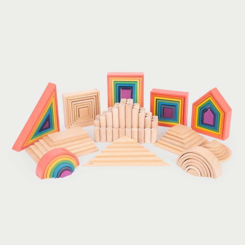 Rainbow Architect Set - Pk28, Learning SPACE