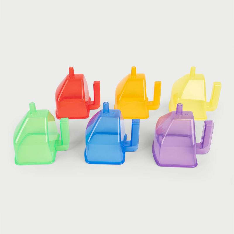Translucent Colour Funnel Set - Pk6, Pool, Water & Sand Toys Learning SPACE