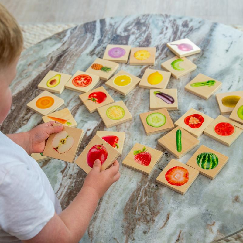 Fruit & Vegetable Match - Pk28, Learning SPACE