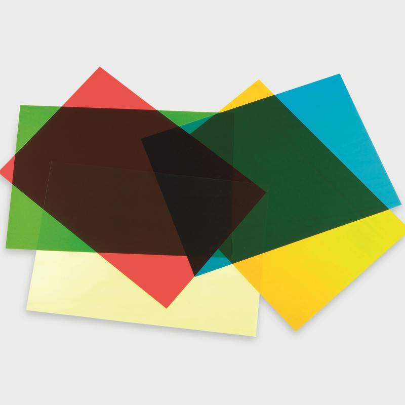 Colour Acetate Sheets Pack of 5, Learning SPACE