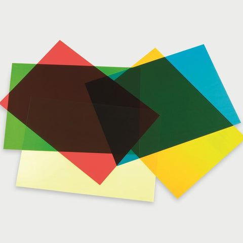 Colour Acetate Sheets Pack of 5, Learning SPACE