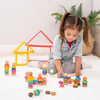 Rainbow Wooden Community People - Pk15 / 75 pieces, Learning SPACE