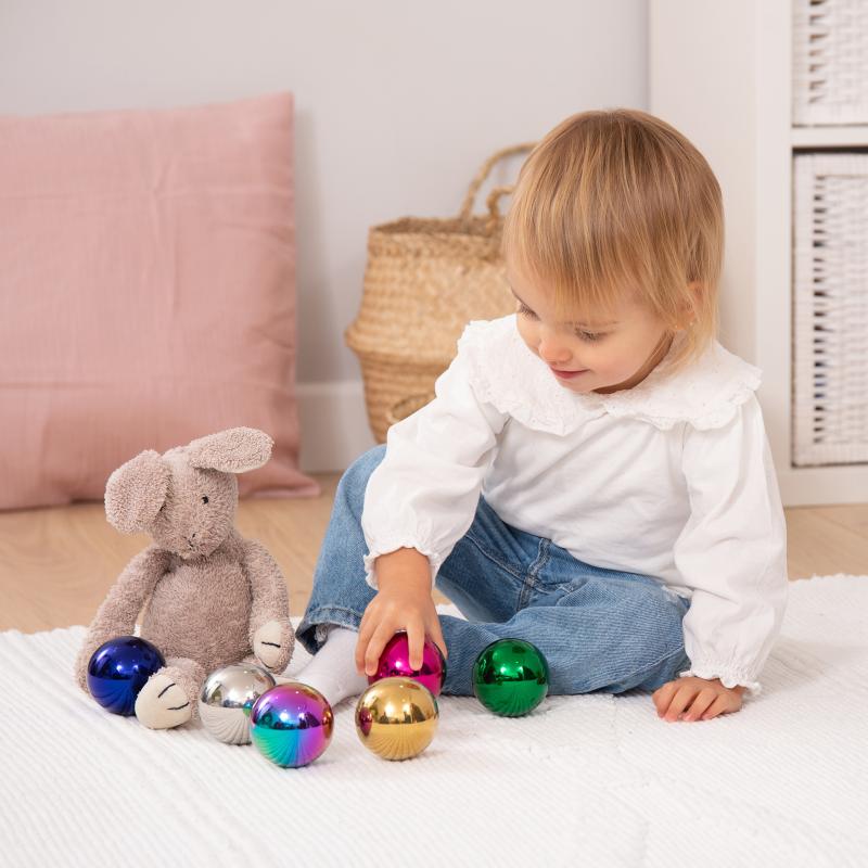 Sensory Reflective Colour Mystery Balls, Sensory toy Learning SPACE