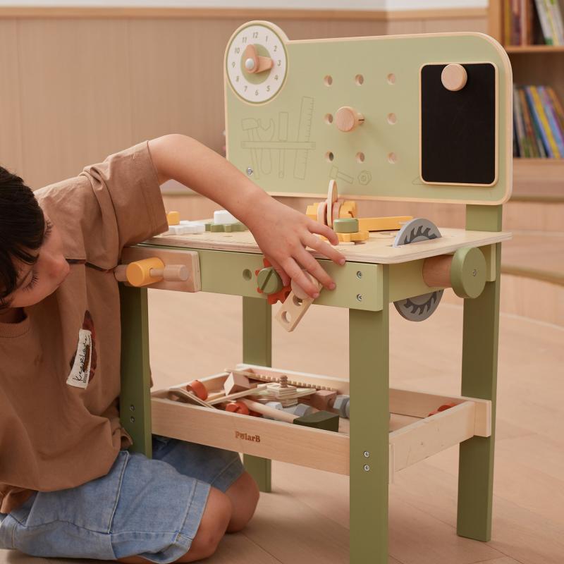 Wooden Play Tool Bench, Learning SPACE