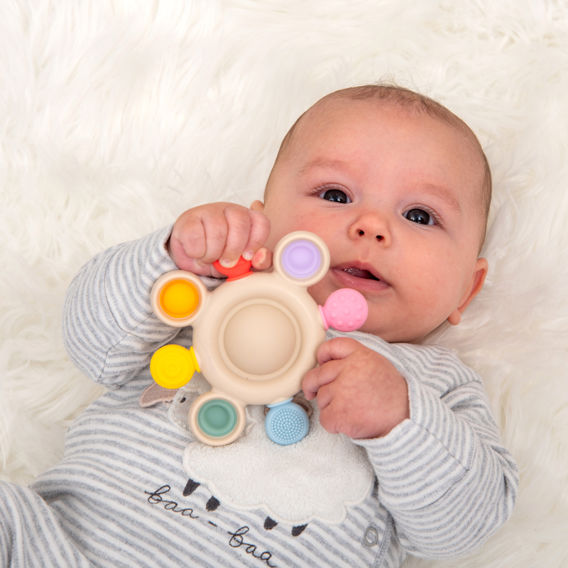 Silisoft Pop Teether (Rainbow)