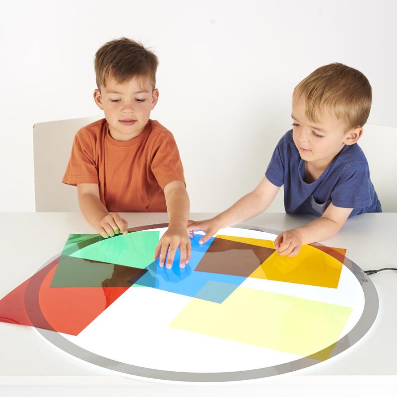 Colour Acetate Sheets Pack of 5, Learning SPACE