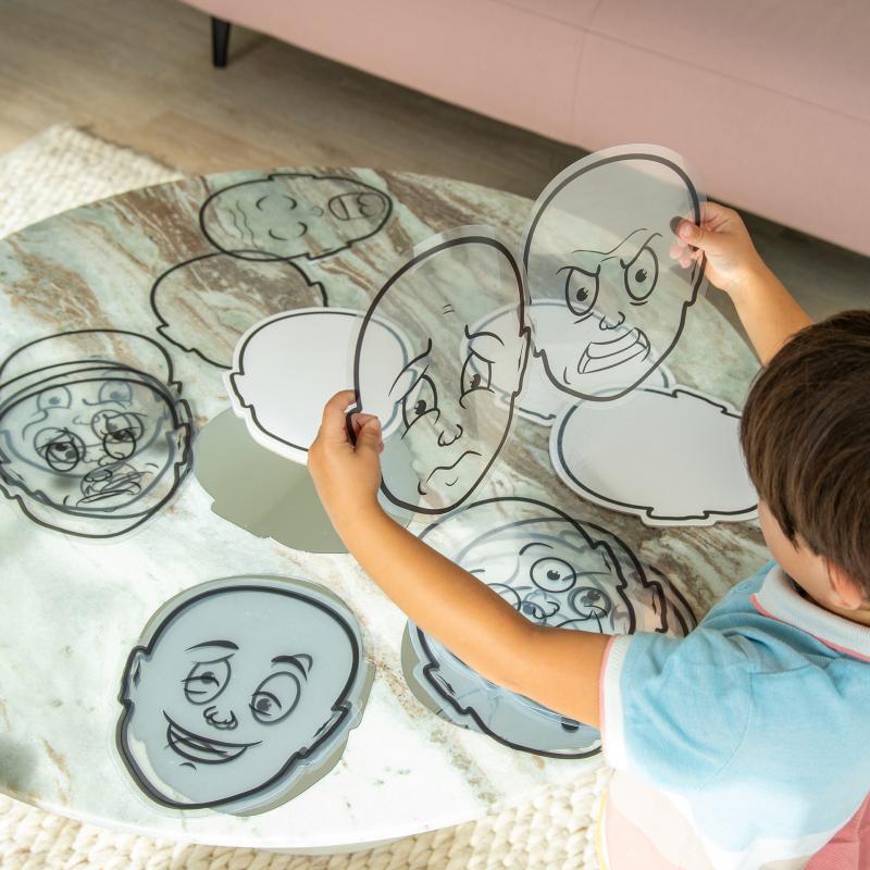 Understanding Feelings Facial Expressions Pack, Flash Cards Learning SPACE