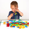 Translucent Stackable Buttons - Pk144 + 12 Laces, Maths Toys Learning SPACE