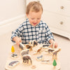 Wooden Wild Animal Blocks - Pk15, Learning SPACE