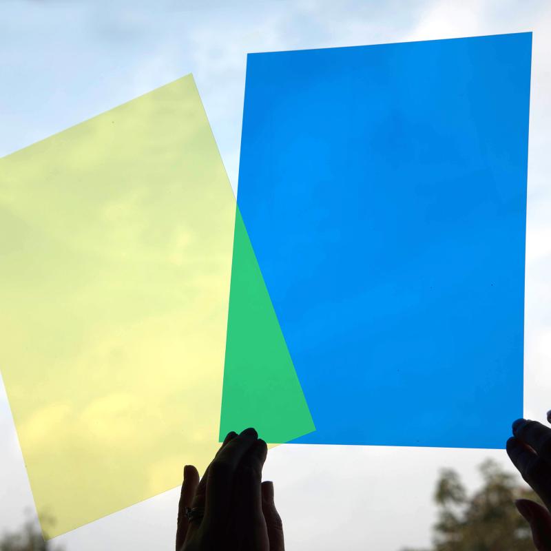 Colour Acetate Sheets Pack of 5, Learning SPACE