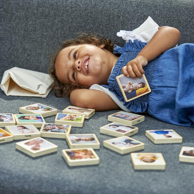 My Emotions Wooden Tiles - Pk18, Learning SPACE